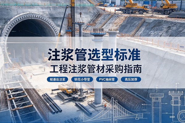德庆注浆管选型标准