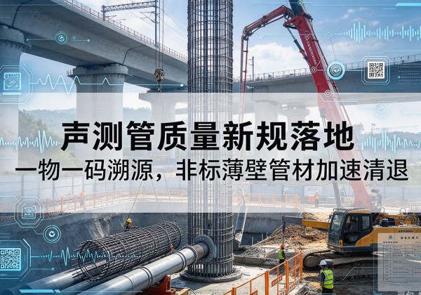 德庆声测管质量新规落地，一物一码溯源，非标薄壁管材加速清退
