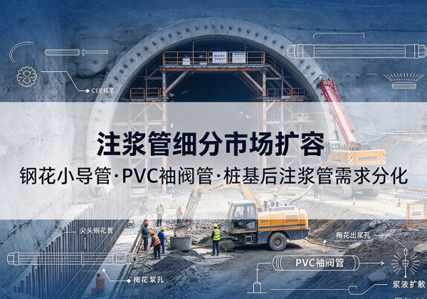 德庆注浆管细分市场扩容，隧道钢花小导管、PVC 袖阀管、桩基后注浆管需求分化